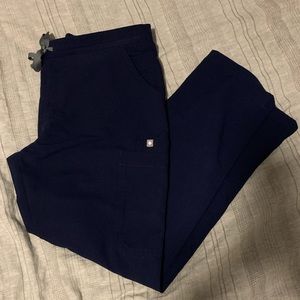 FIGS YOLA Navy Skinny Scrub Pants M/P